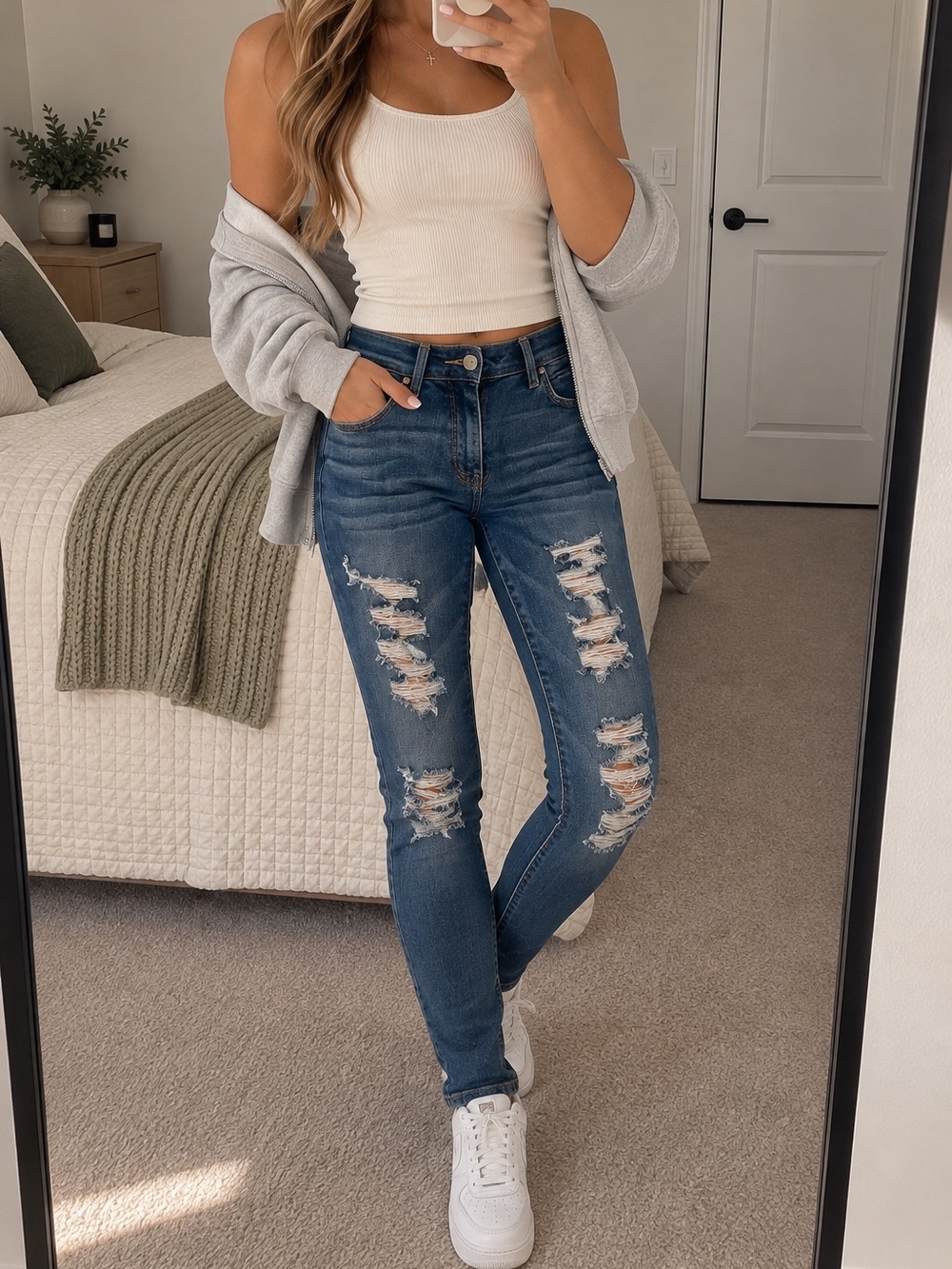 PacSun Women's Indigo Skinny Jeans